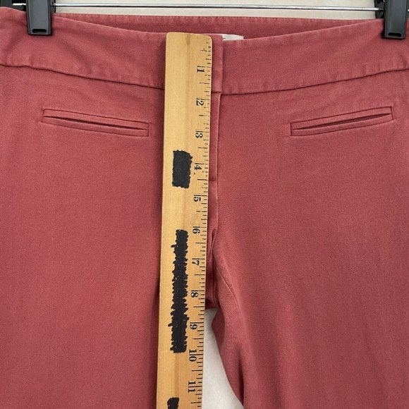Ann Taylor LOFT Marisa Red Pants Petite Women's Size 0P - Picture 5 of 9